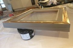 Painted gesso edge