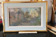 Early stages of painting gesso building up colour ....Oil on board by Paul Newland NEAC RWS